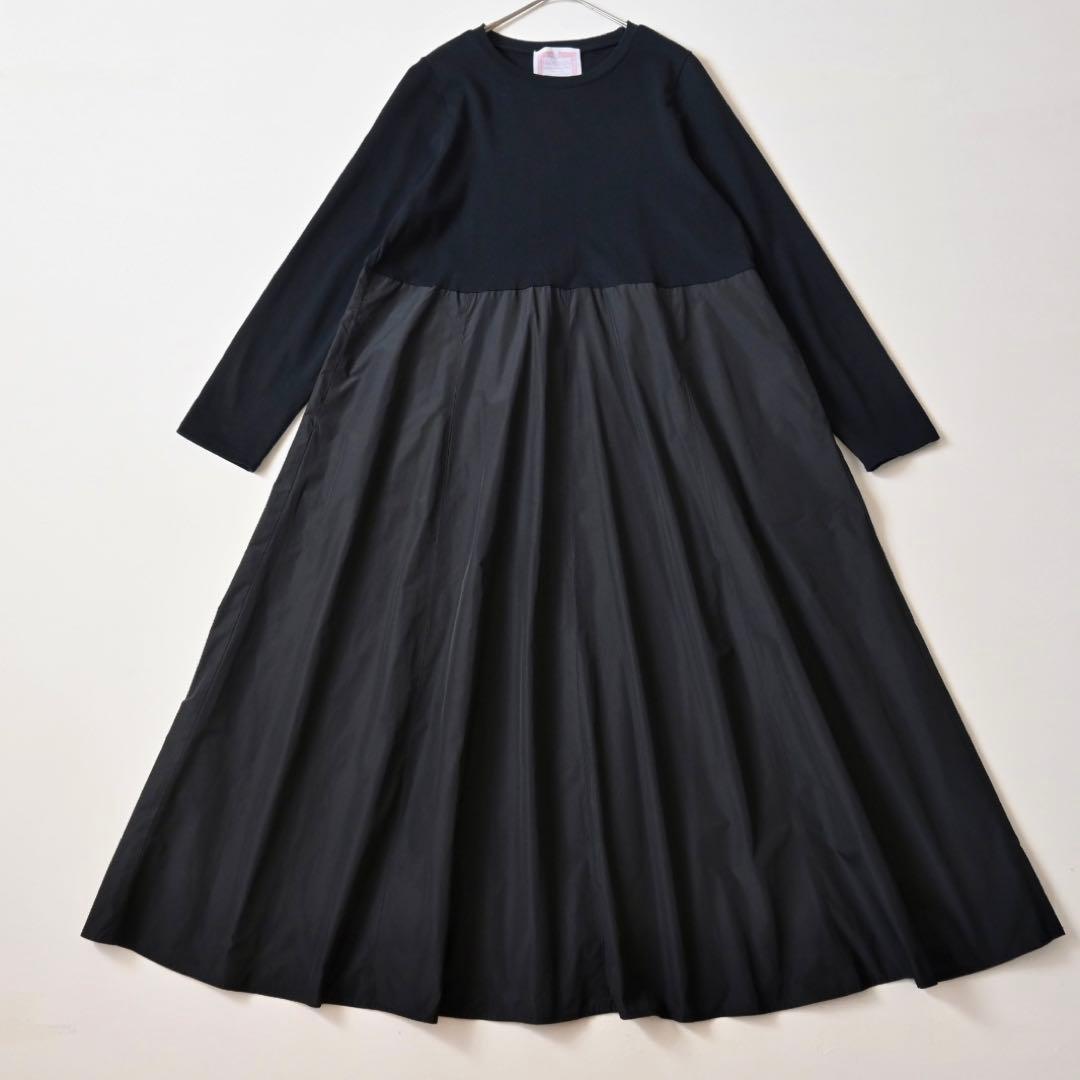 BEARDSLEY ビアズリー ドッキングフレアワンピース