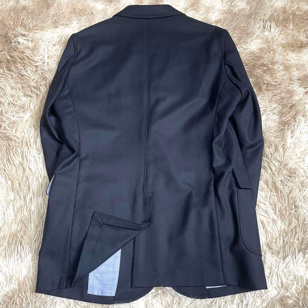 美品 BEAMS PLUS テーラードジャケット ブラック フランネル ビームス