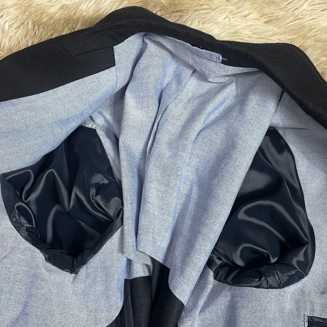 美品 BEAMS PLUS テーラードジャケット ブラック フランネル ビームス