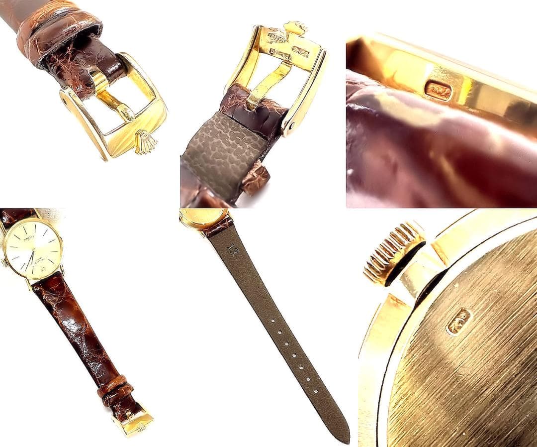 美品　ロレックス　チェリーニ　K18　金無垢　シャンパンゴールド　手巻き　時計