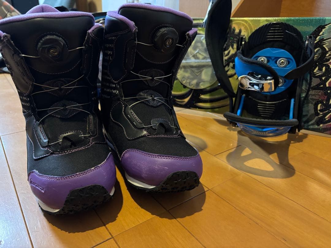 スノーボード　118cm 子供用　ビンディング　ブーツセット