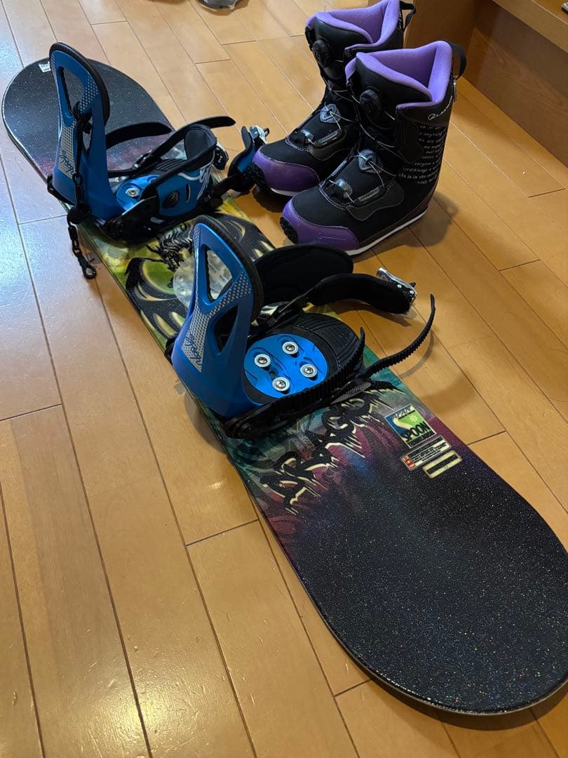 スノーボード　118cm 子供用　ビンディング　ブーツセット