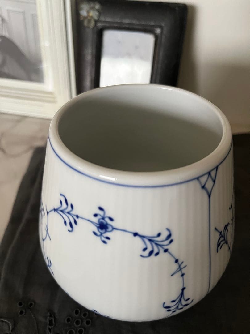 ロイヤルコペンハーゲン　ブルーフルーテッド プレイン ベース S