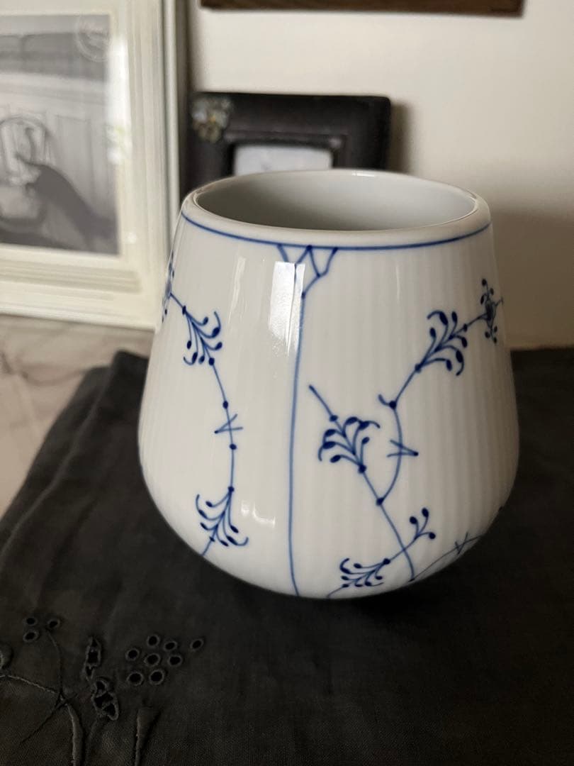 ロイヤルコペンハーゲン　ブルーフルーテッド プレイン ベース S