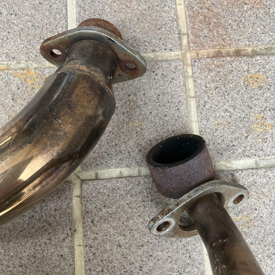 ヤマハドラッグスター400 ステンレス マフラー 取り付け金具付き