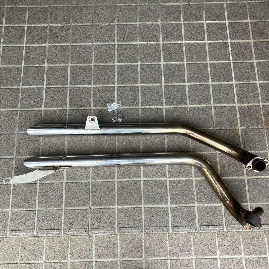 ヤマハドラッグスター400 ステンレス マフラー 取り付け金具付き