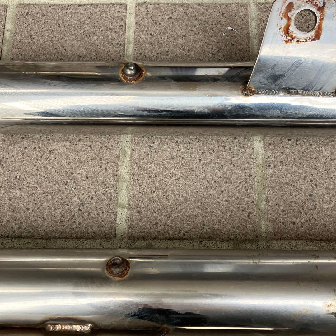 ヤマハドラッグスター400 ステンレス マフラー 取り付け金具付き