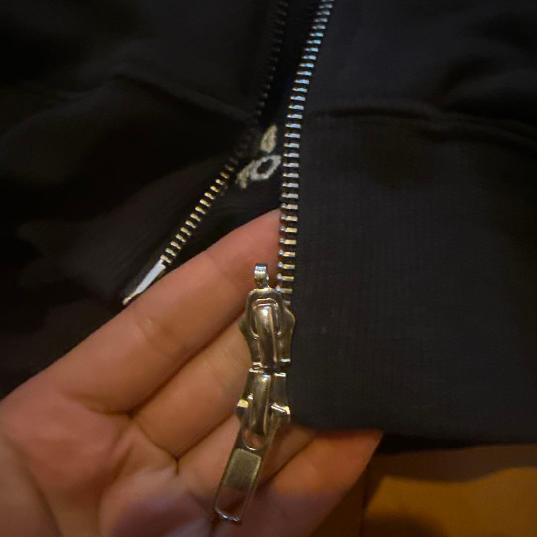 9090 ファーアウター グレーM