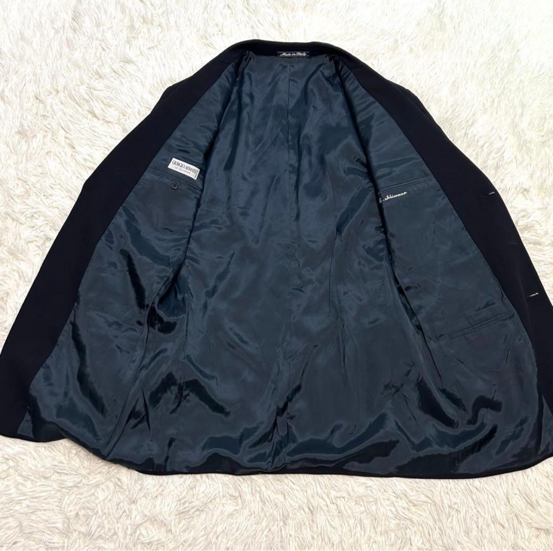 ジョルジオアルマーニ　スーツセットアップ　48REG ダークネイビー系