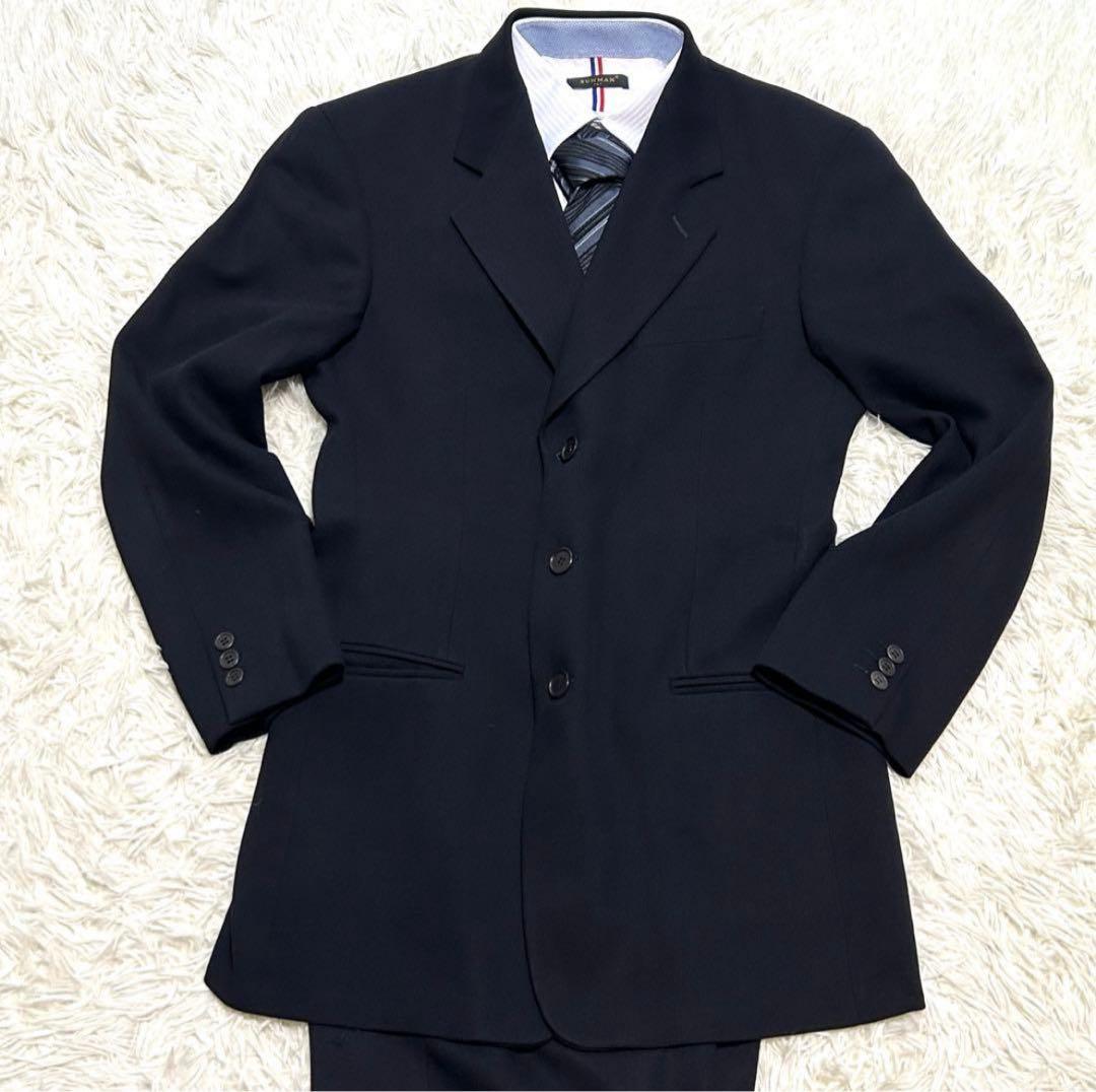 ジョルジオアルマーニ　スーツセットアップ　48REG ダークネイビー系