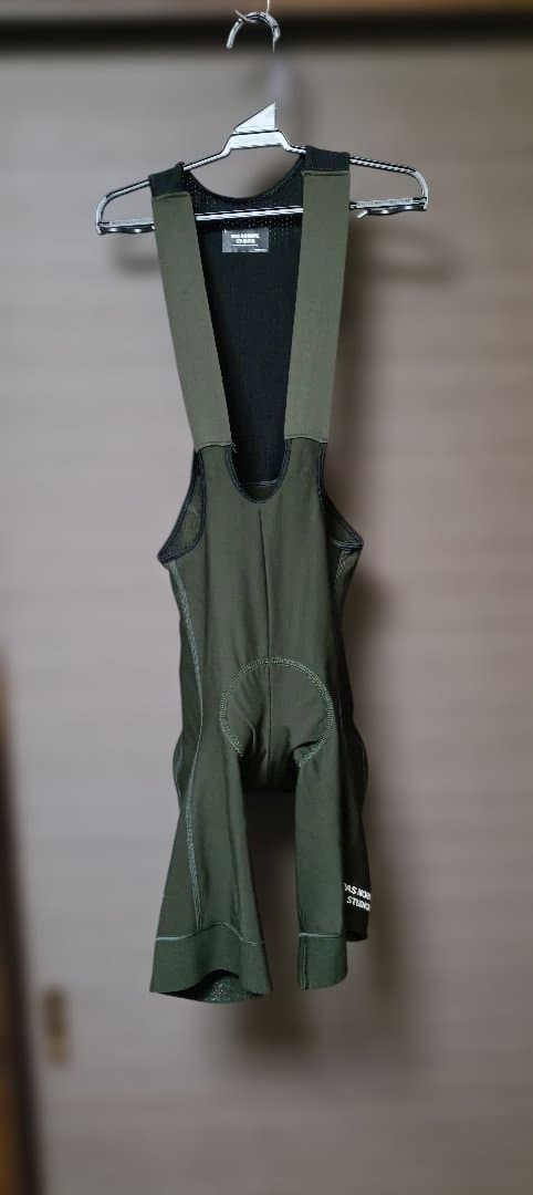 PASNORMALSTUDIOS サーマルビブショーツ　グリーン