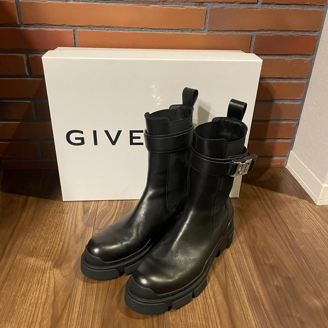 GIVENCHY 4G ジバンシー クリップバックル アンクル ブーツ 41