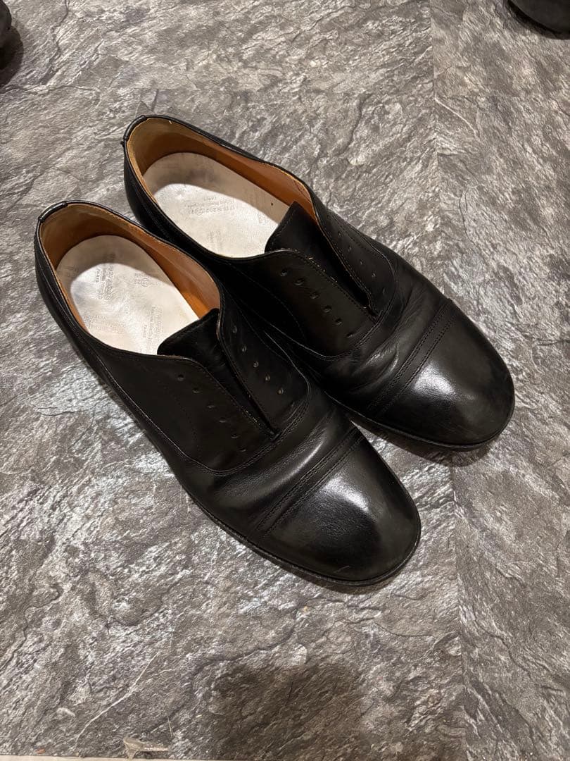 メゾンマルタンマルジェラ　プレーントゥシューズ