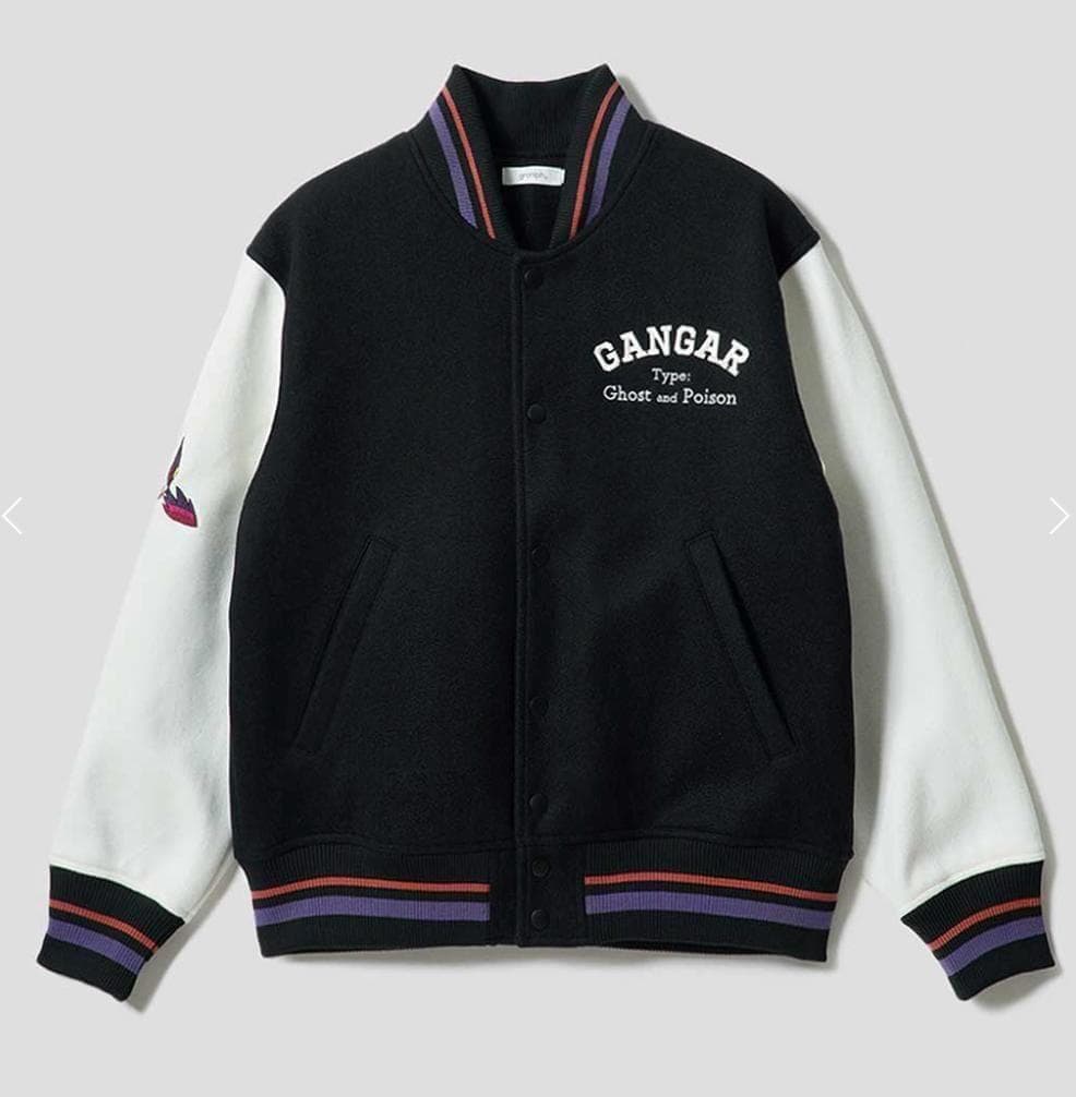 L　ポケモン スタジアムジャンパー　ピカチュウ＆ゲンガー　 グラニフ