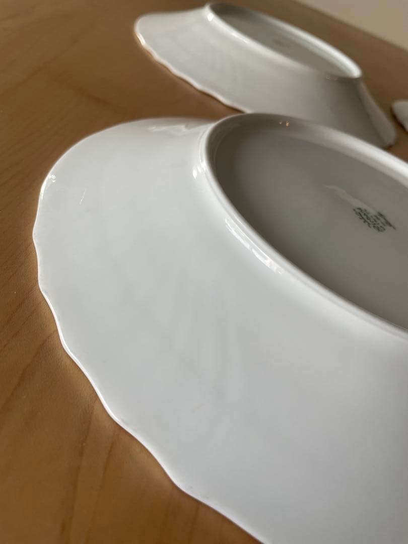 ジノリ　ベッキオホワイト　ディナープレート26cm×5