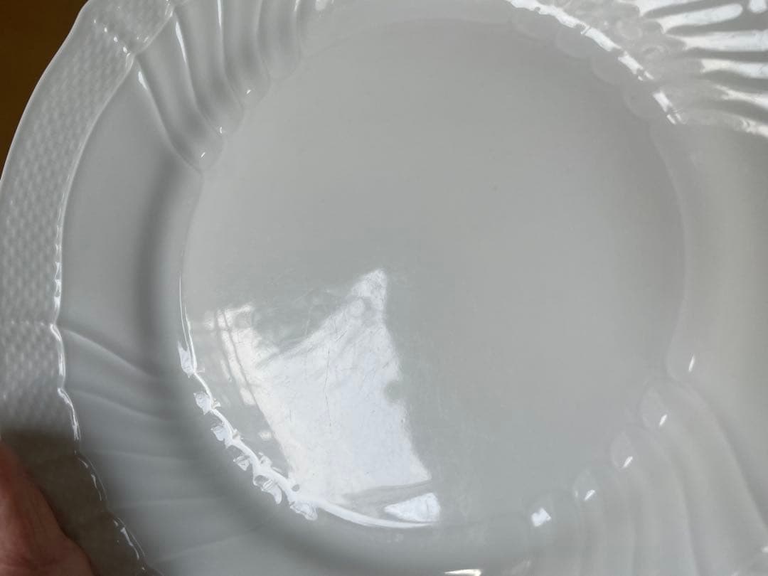 ジノリ　ベッキオホワイト　ディナープレート26cm×5