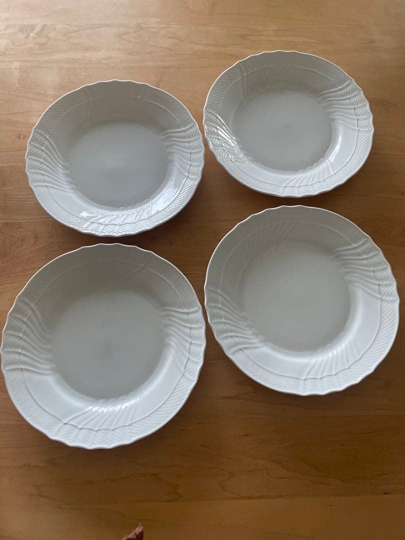 ジノリ　ベッキオホワイト　ディナープレート26cm×5