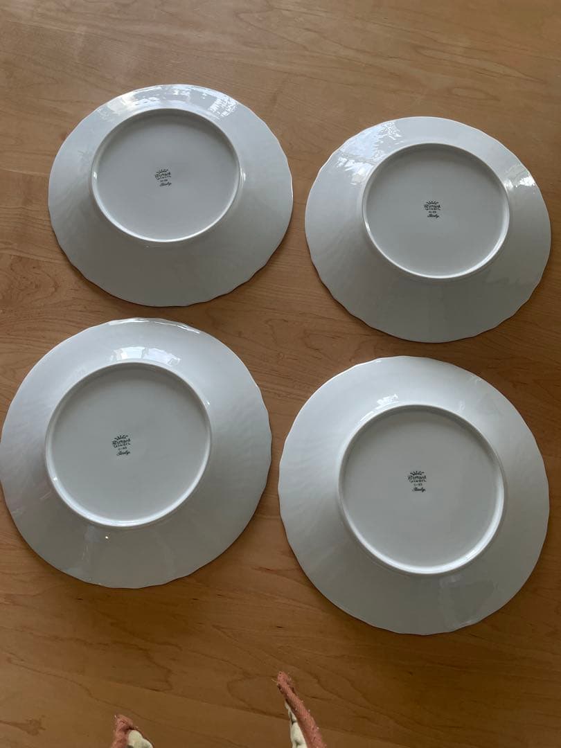 ジノリ　ベッキオホワイト　ディナープレート26cm×5