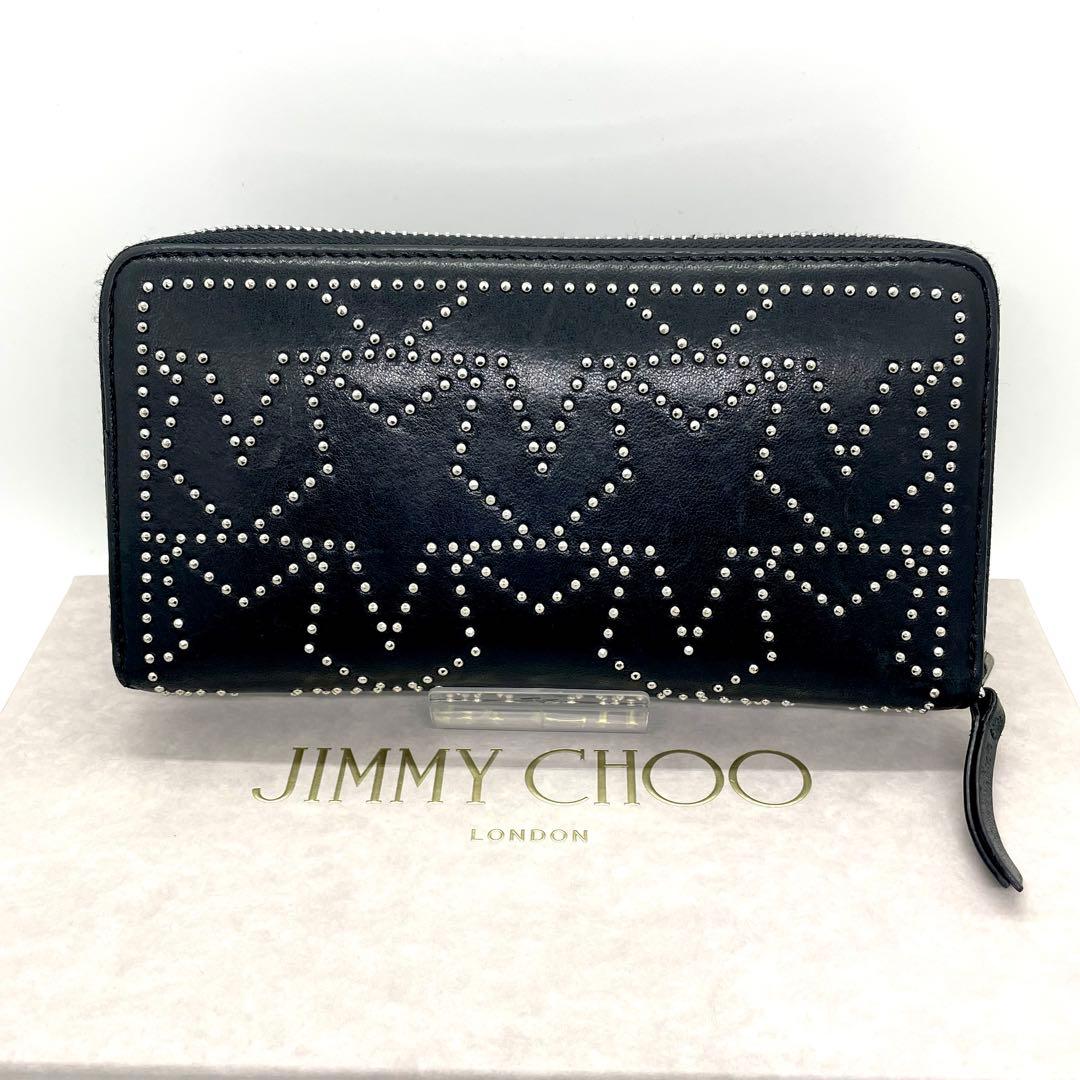 ジミーチュウ ラウンドファスナー 長財布