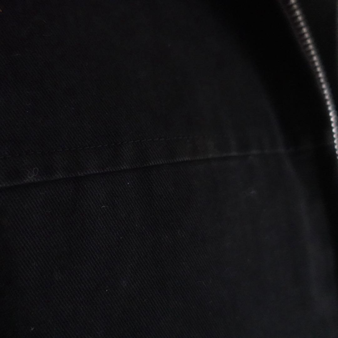 Agnes b. ダブルジップ　コットンツイルジャケット　ブラック　3