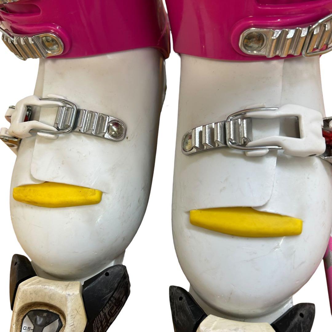 ②SALOMON 100cm☆ブーツストック ジュニアスキー3点セット