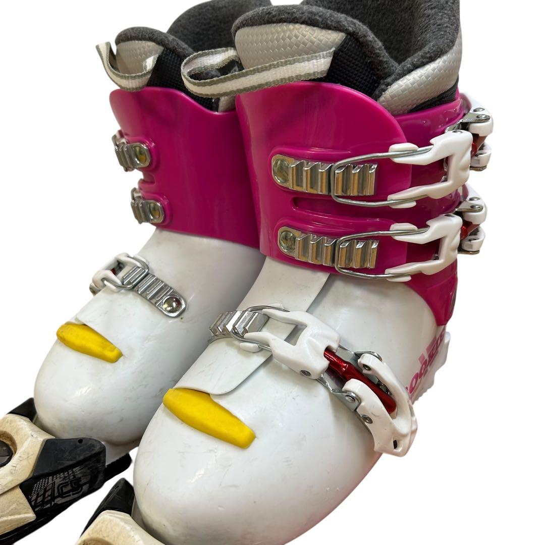 ②SALOMON 100cm☆ブーツストック ジュニアスキー3点セット