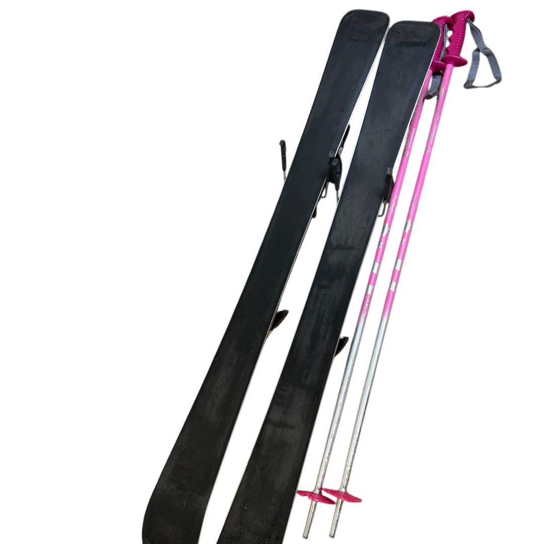 ②SALOMON 100cm☆ブーツストック ジュニアスキー3点セット