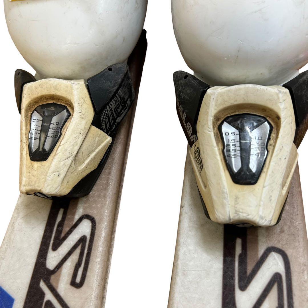 ②SALOMON 100cm☆ブーツストック ジュニアスキー3点セット