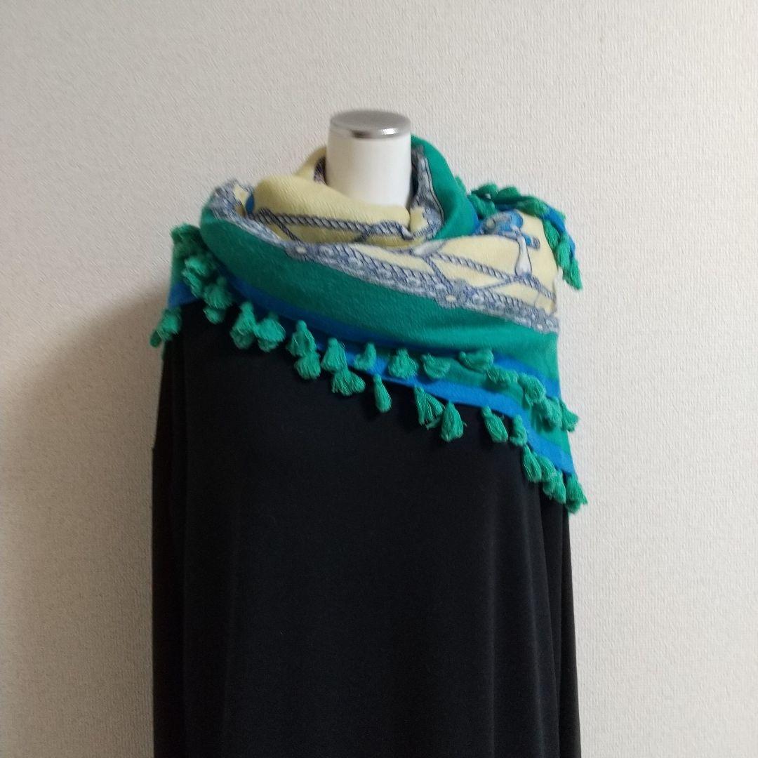 manipuriマニプリウール、シルクストール 120x120