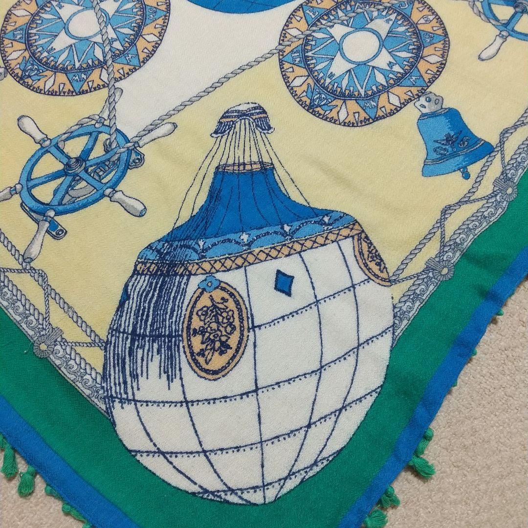 manipuriマニプリウール、シルクストール 120x120