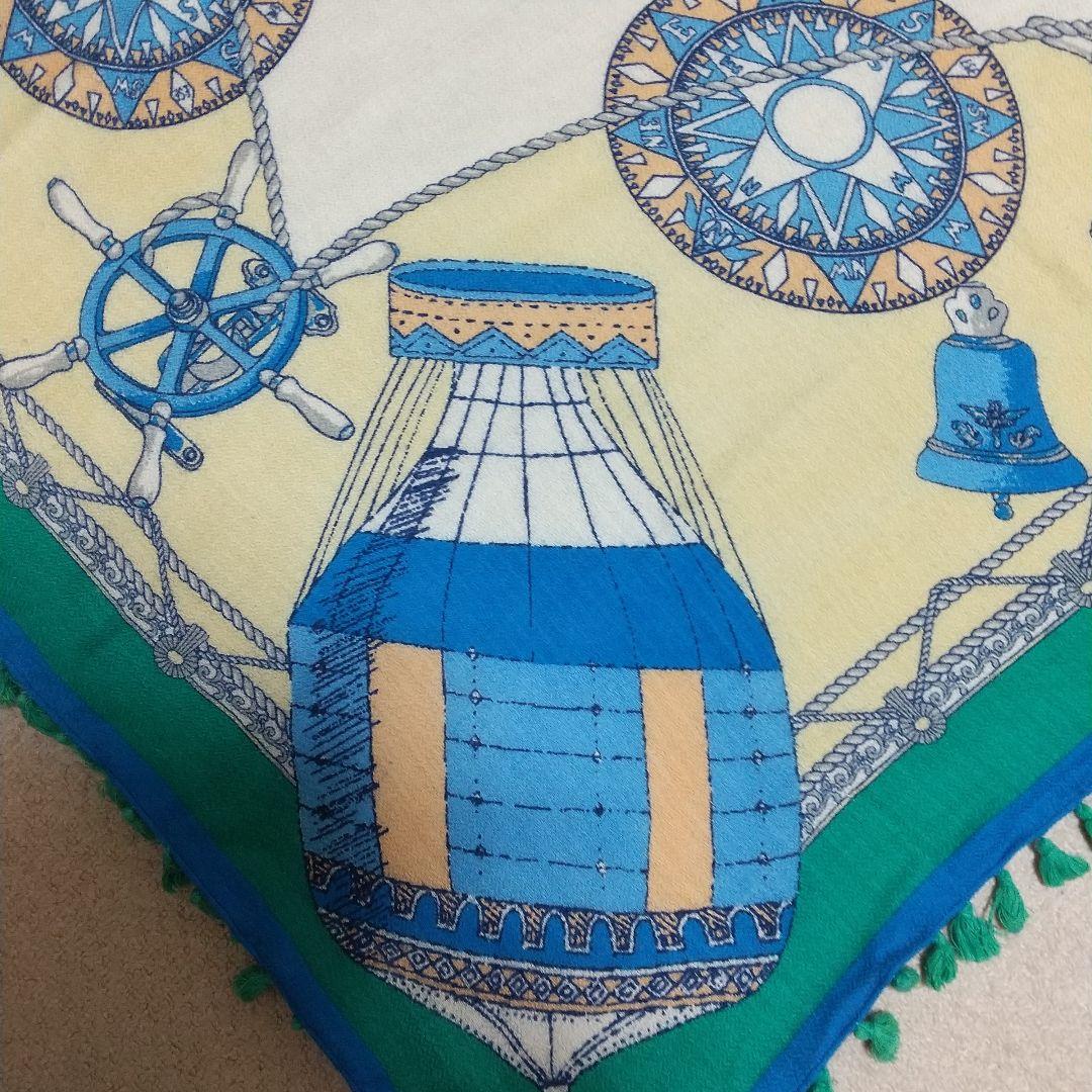 manipuriマニプリウール、シルクストール 120x120