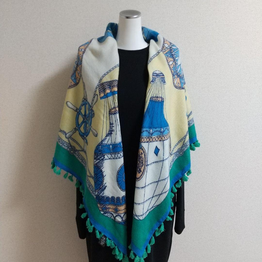 manipuriマニプリウール、シルクストール 120x120