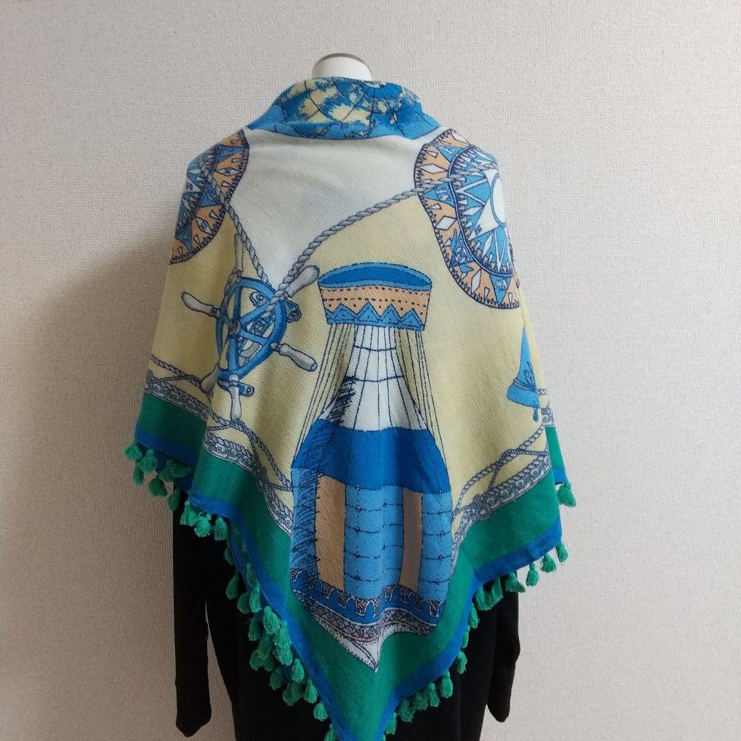 manipuriマニプリウール、シルクストール 120x120