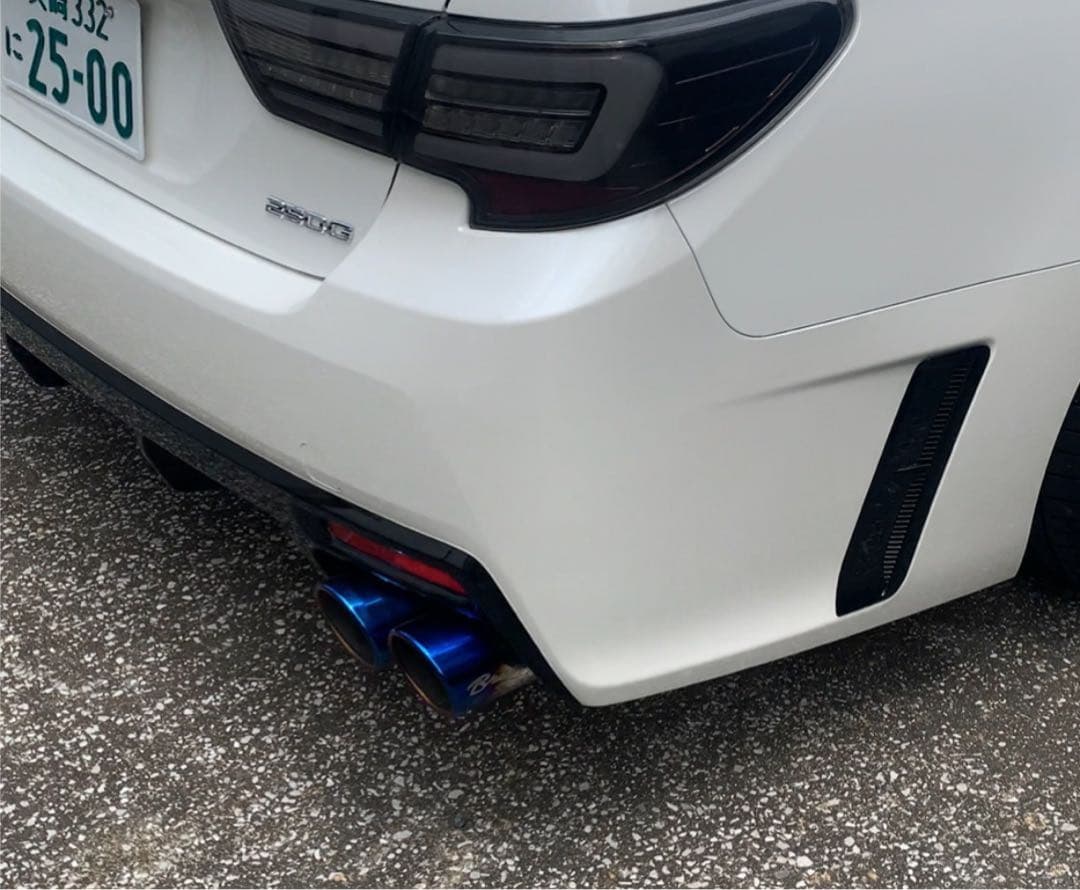 【BRASH】130系 マークX BRASH4本出しマフラー 直管ストレート