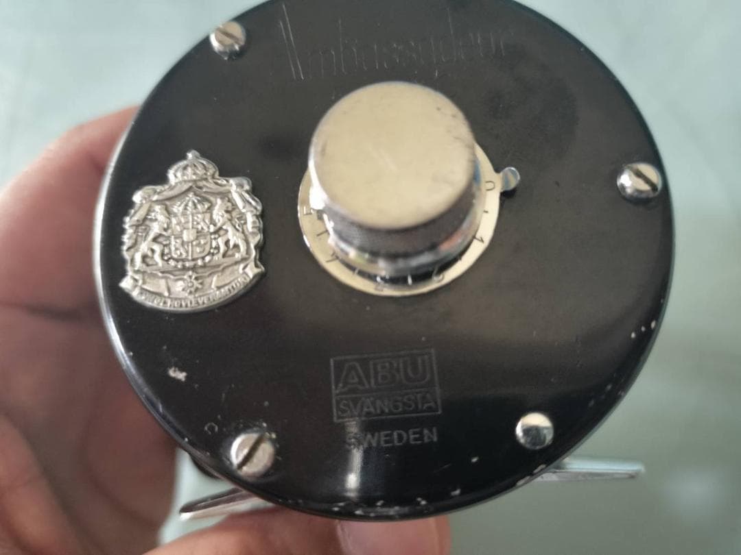 ★アブガルシア　アンバサダー5000c　ビンテージ　リール 　ブラック