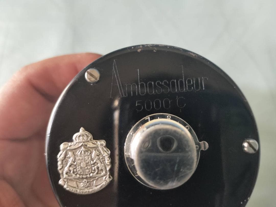 ★アブガルシア　アンバサダー5000c　ビンテージ　リール 　ブラック