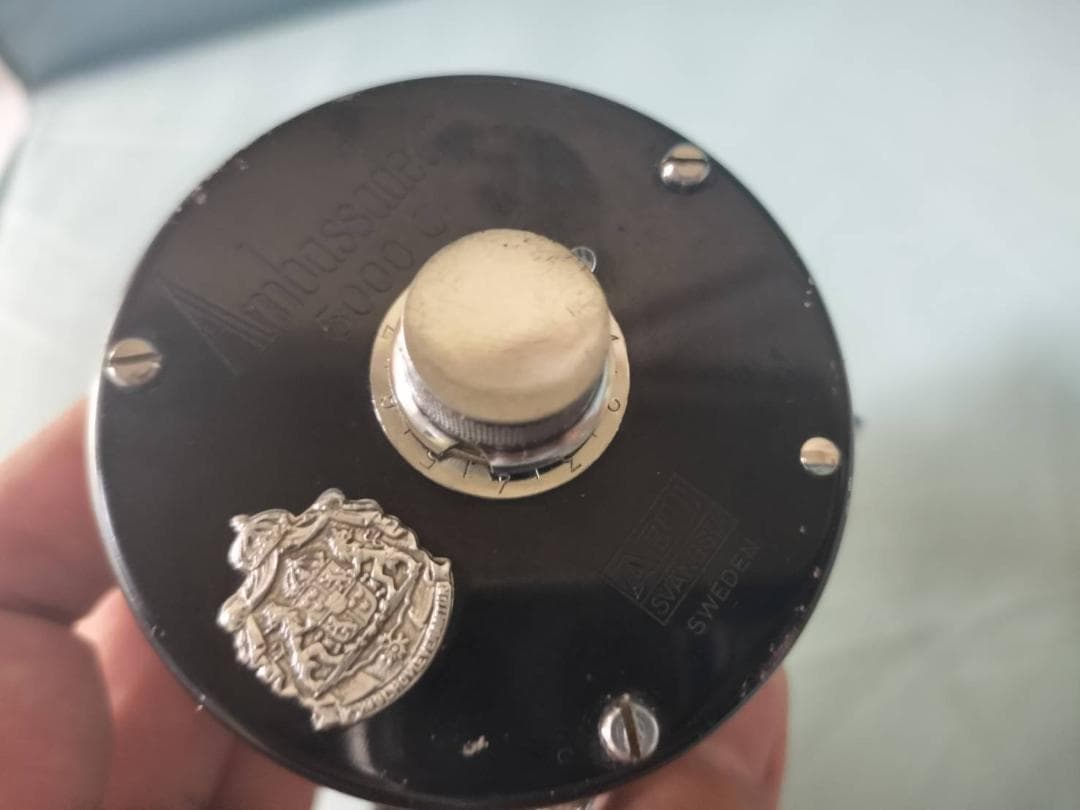 ★アブガルシア　アンバサダー5000c　ビンテージ　リール 　ブラック