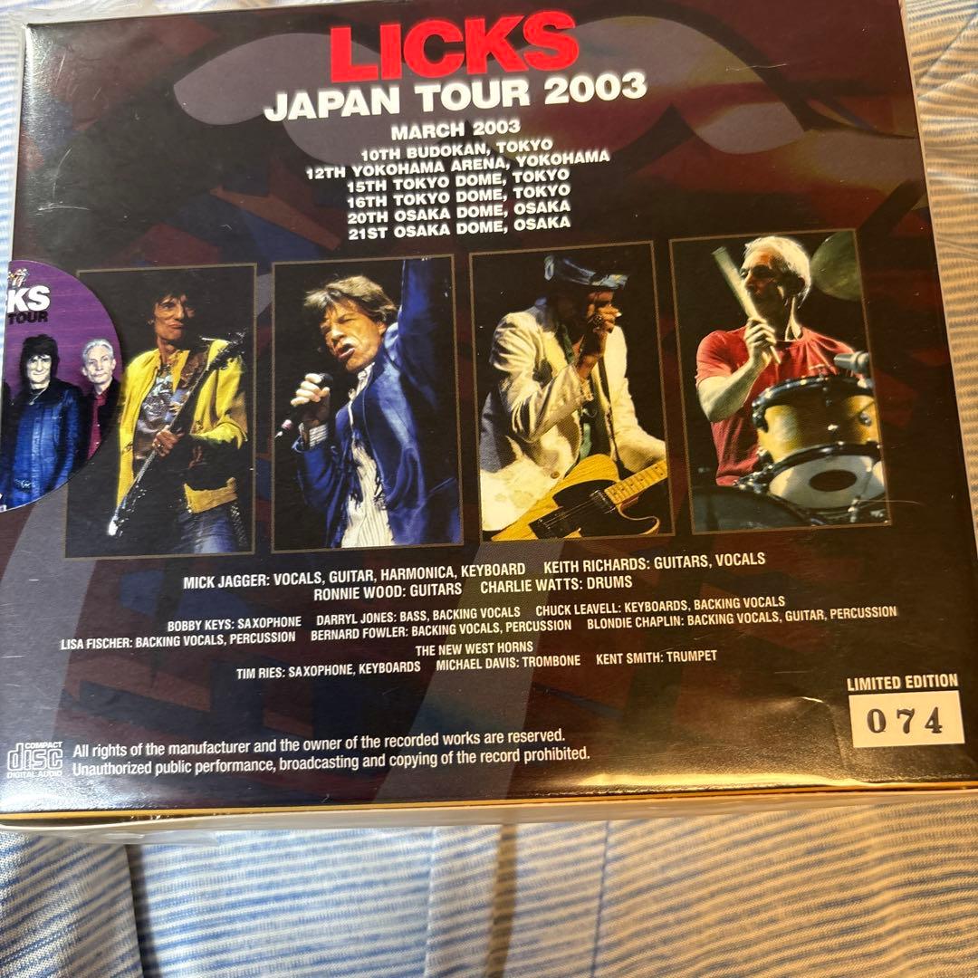 洋楽 ROLLING STONES LICKS JAPAN TOUR 2003