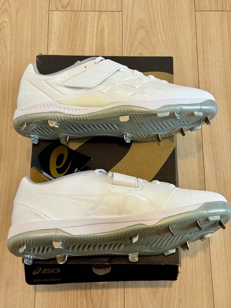 【新品未使用/希少】28cm (白)アシックス/GOLDSTAGE SETDO