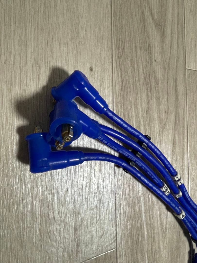 シリコン製 青 プラグコード