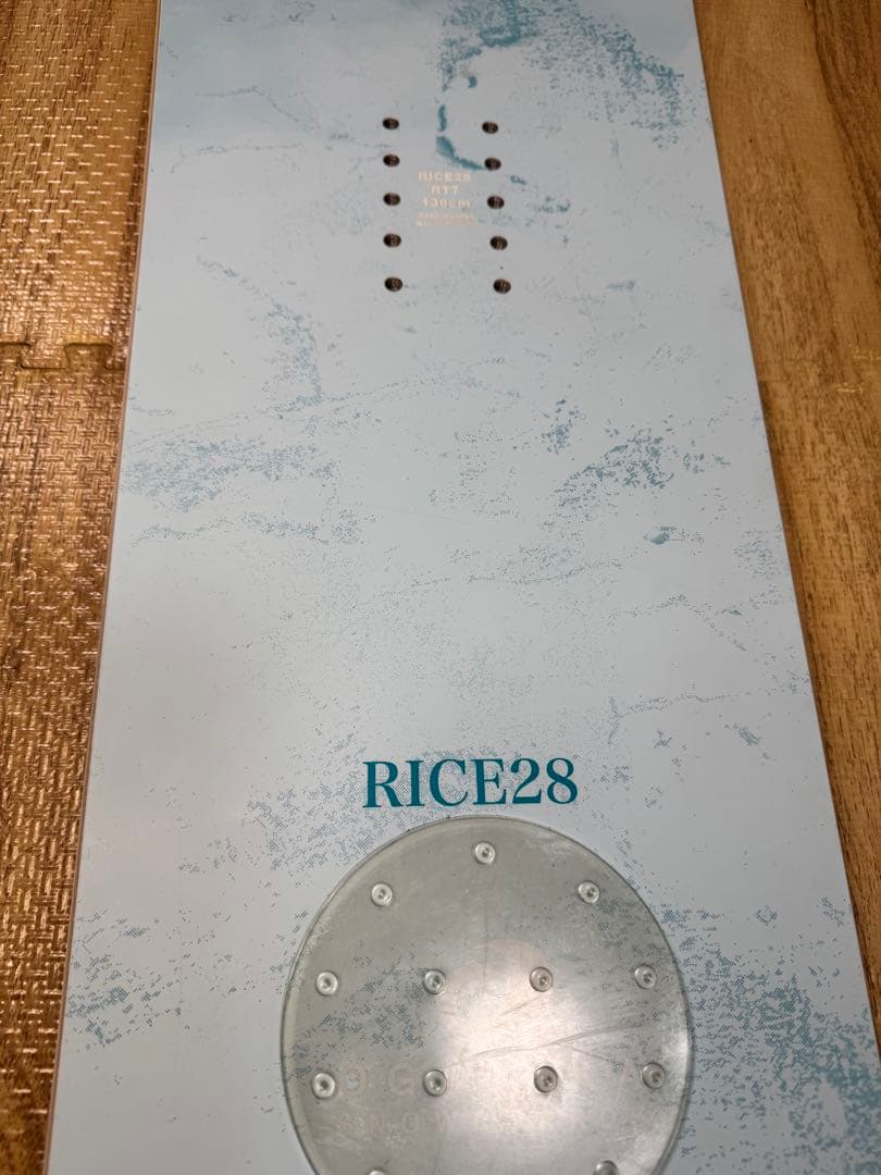 24-25 RICE28 RT7 136cm スノーボード ラントリ グラトリ