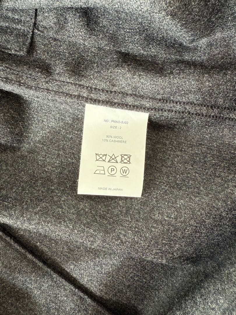 PHIGVEL MAKERS & CO グレー ノーカラージャケット