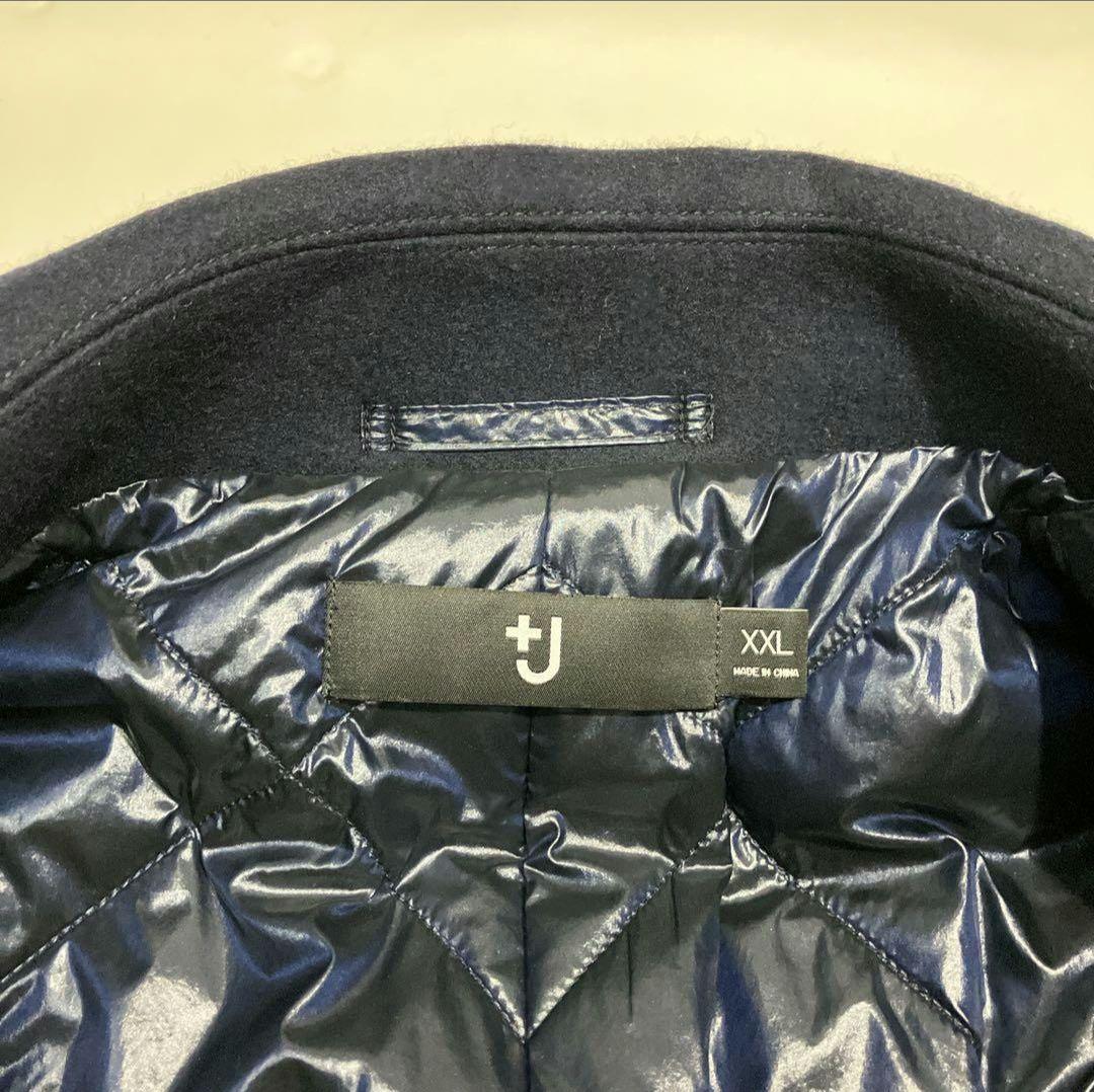 +j uniqulo ユニクロ ウールブレンドオーバーサイズピーコート