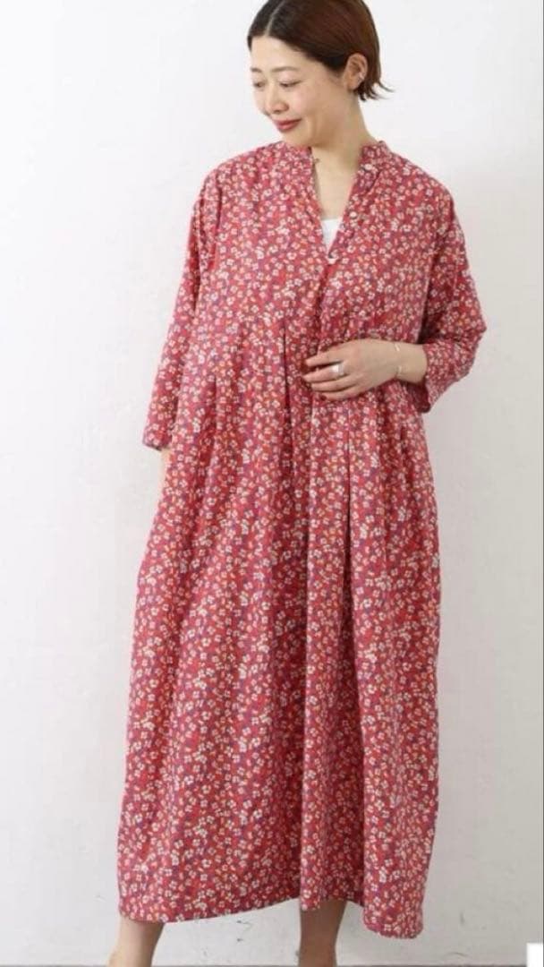 あっきんきん　ジャーナル　リバティフラワー ampleプルワンピース