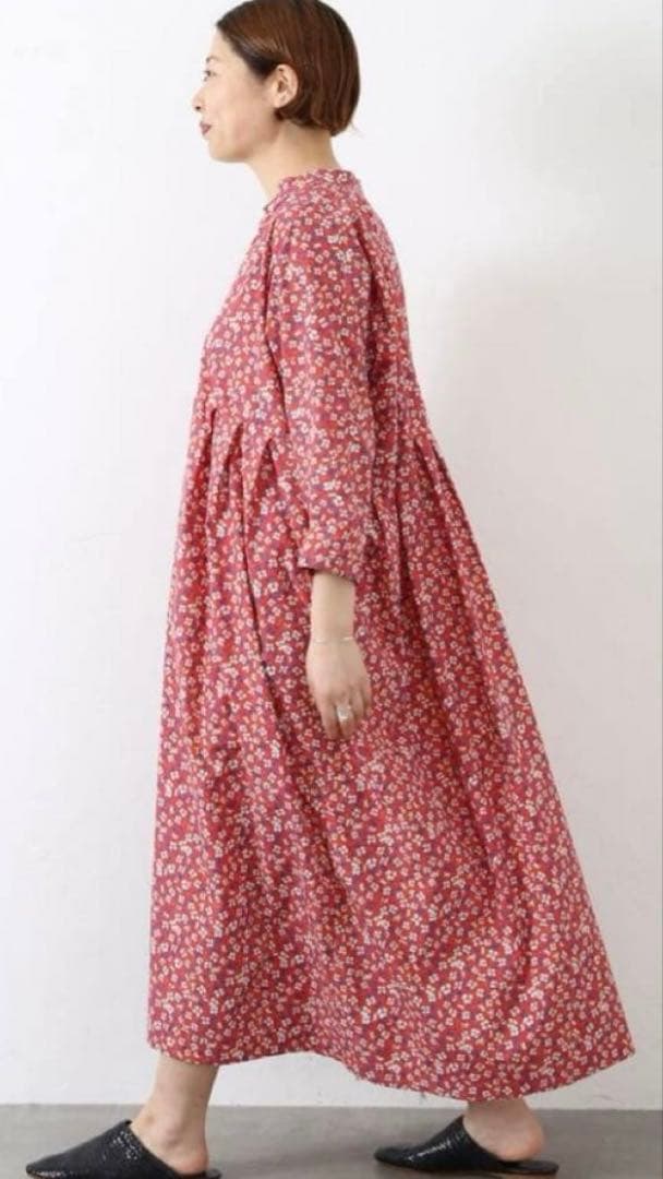 あっきんきん　ジャーナル　リバティフラワー ampleプルワンピース