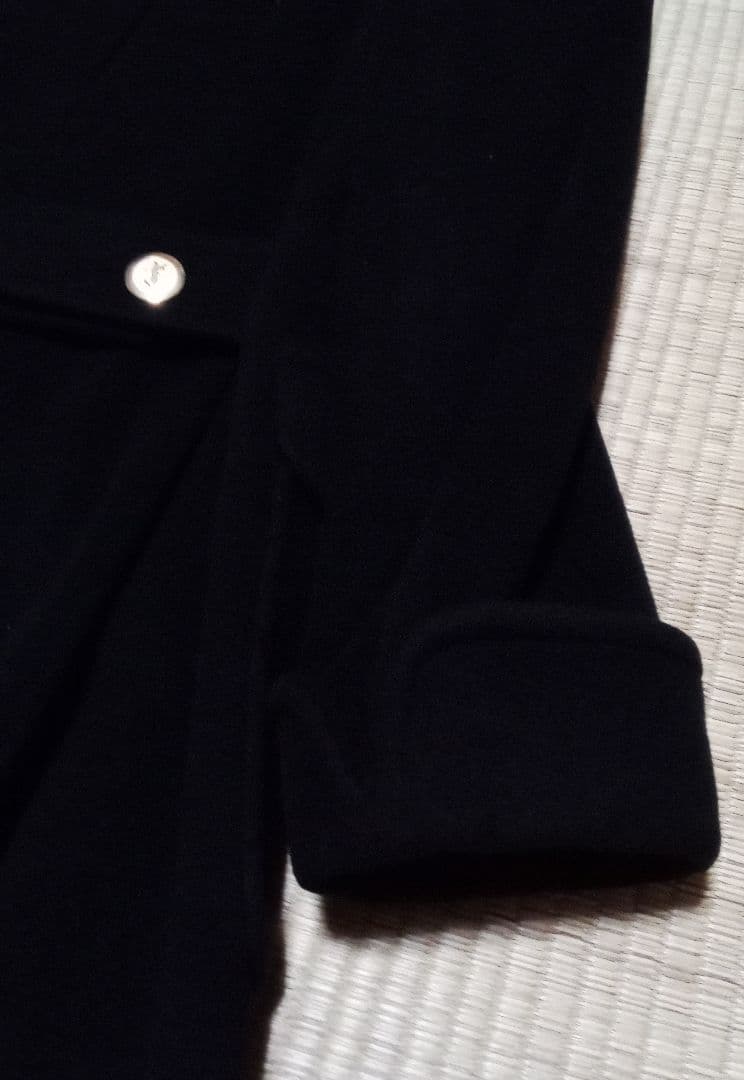 Yves Saint Laurent 黒 ダブルブレストコート M