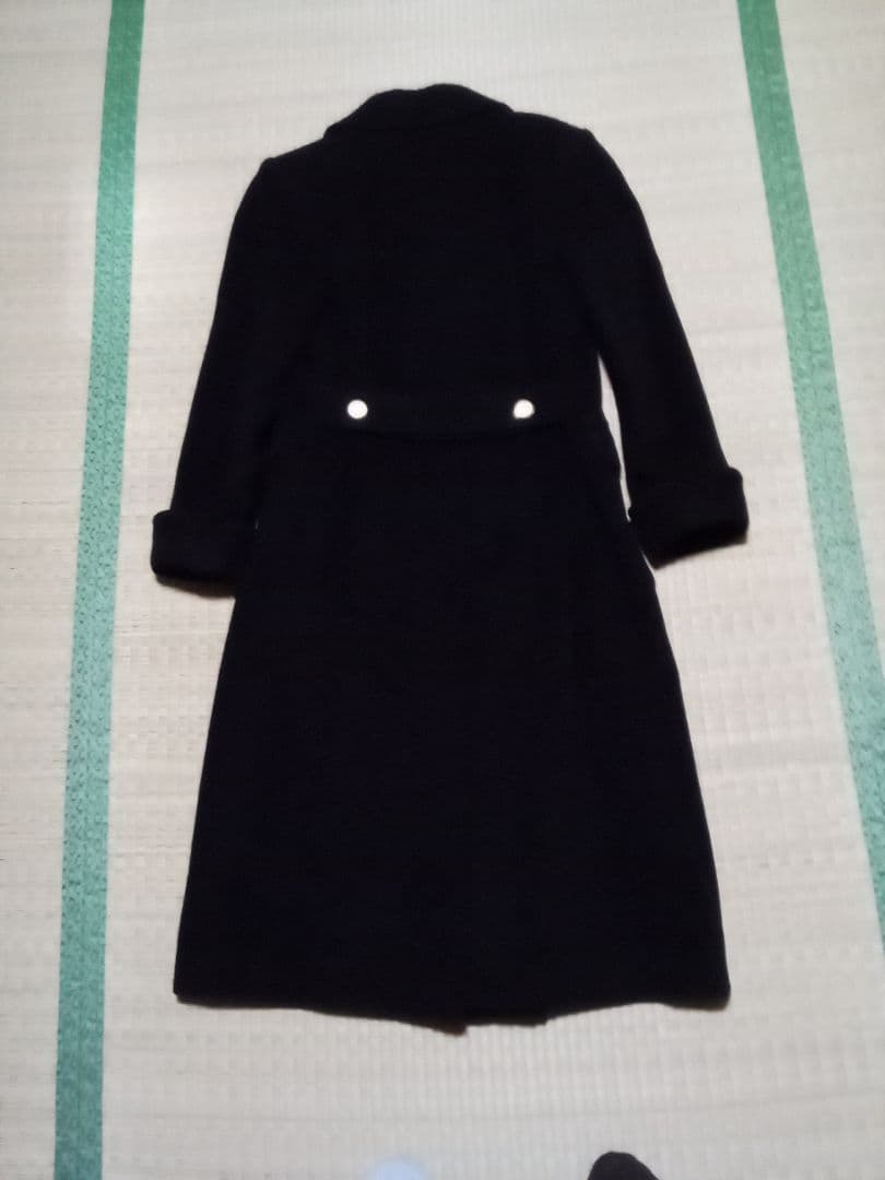 Yves Saint Laurent 黒 ダブルブレストコート M