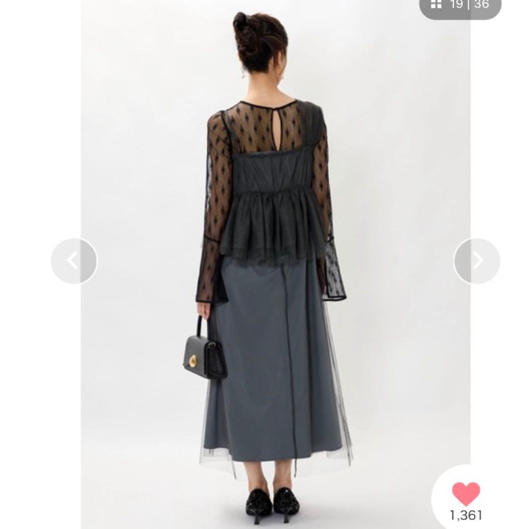 2way✨新品 et. UNiVER リボンベストセットアップドレス 結婚式 L