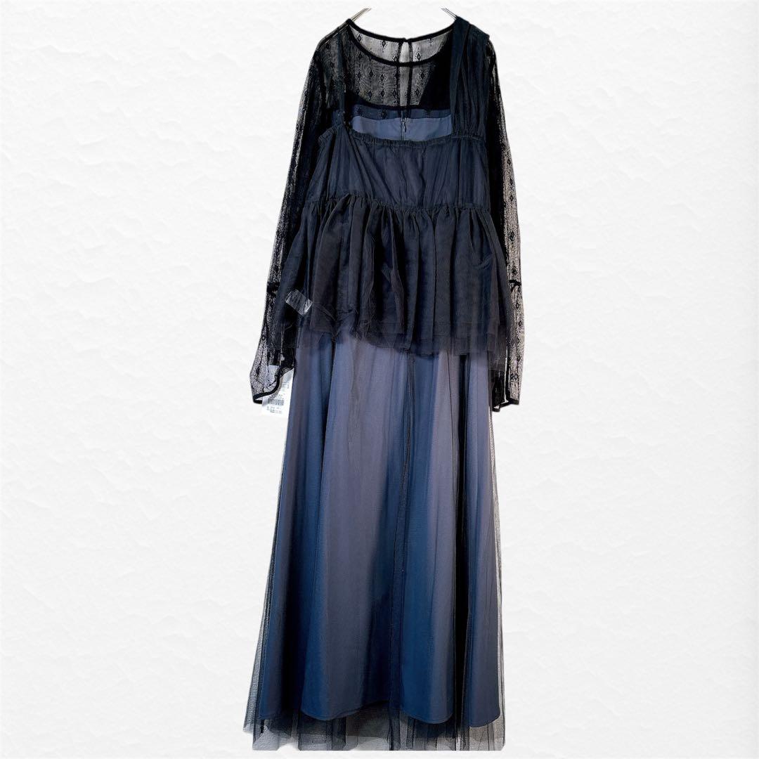 2way✨新品 et. UNiVER リボンベストセットアップドレス 結婚式 L