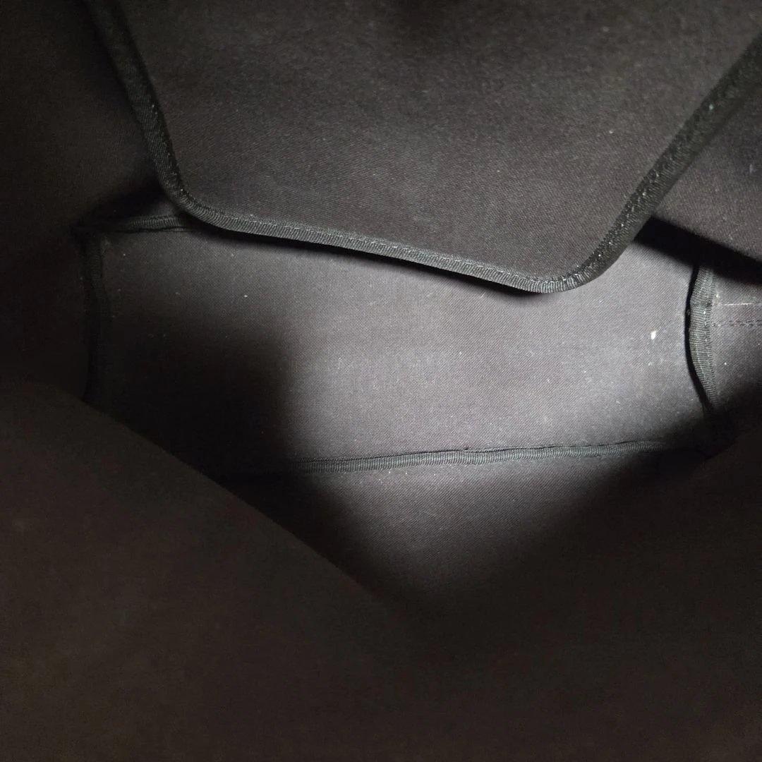 エルベシャプリエ リュクス 舟型トート ブルー　ベージュ　レザー